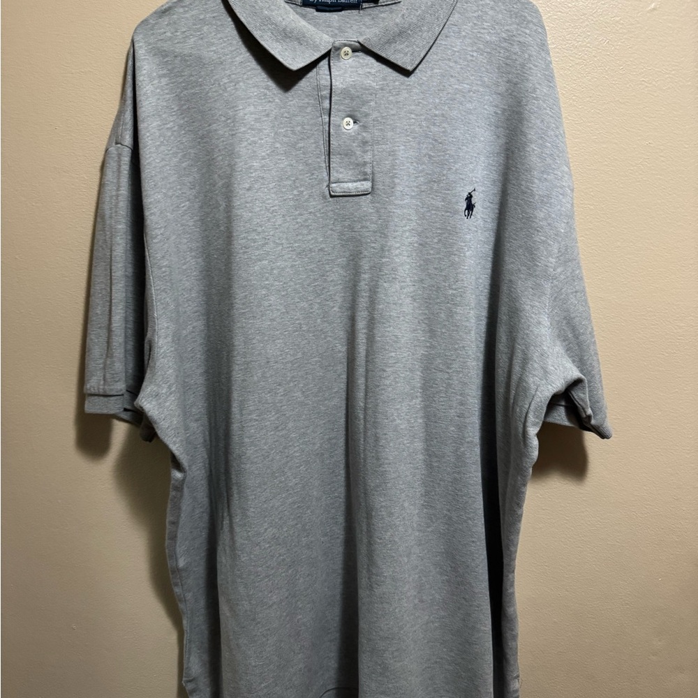 Ralph Lauren Gray Polo Shirt Classic Fit